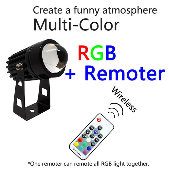 Outdoor LED Wall Spotlight Waterproof RGB Landscape Lighting