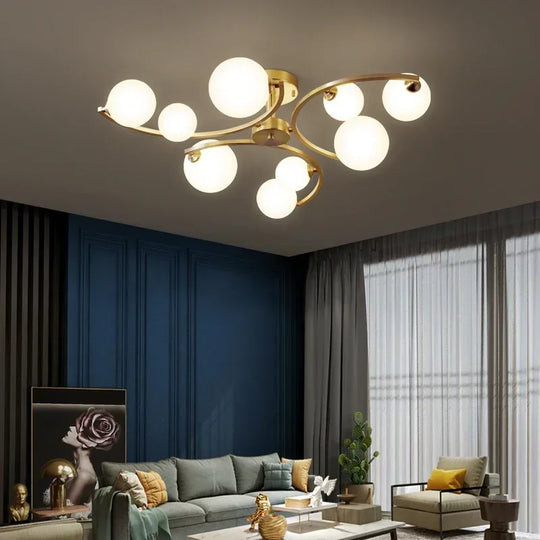 Designer Glass Ceiling Pendant Light for Living & Dining Room