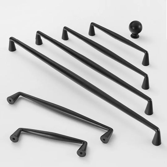 Brass Gold, Black, and Gray Cabinet Handles – Nordic and American-Style Pulls and Knobs
