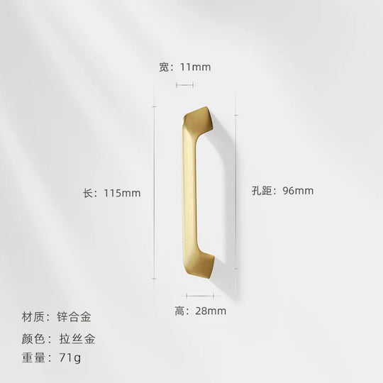 Modern Zinc Alloy Cabinet Handles – Kitchen Drawer Knobs