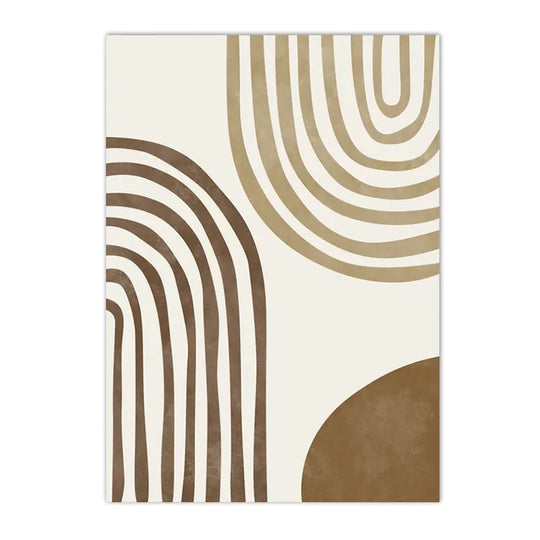 Minimalist Abstract Mindfulness Quote Canvas Wall Art