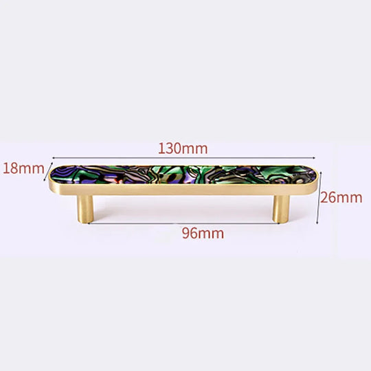Brass and Acrylic Cabinet Handles – Colorful European Pulls for Wardrobes and Furniture