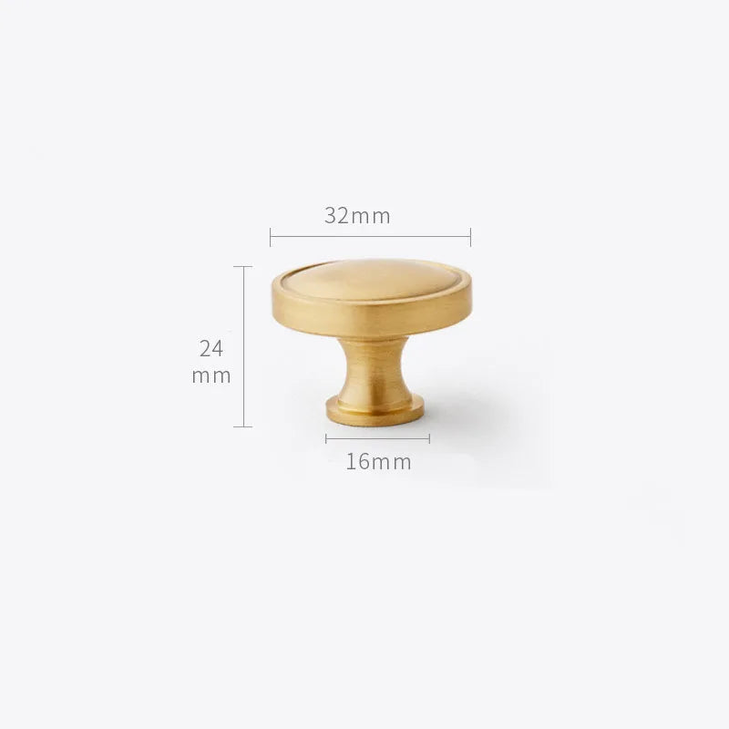 Gold Brass Dresser Handles – Modern Pulls and Knobs for Cabinets and Furniture