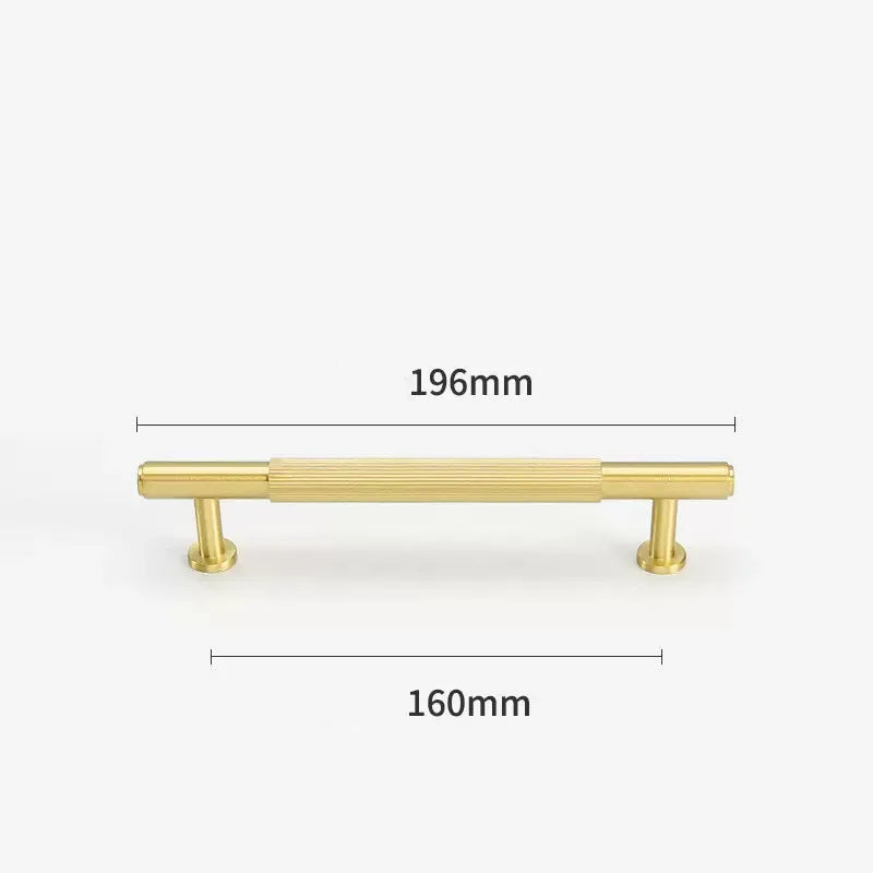 Gold Brass Cabinet Handles – Modern Bar Pulls and Knobs for Furniture