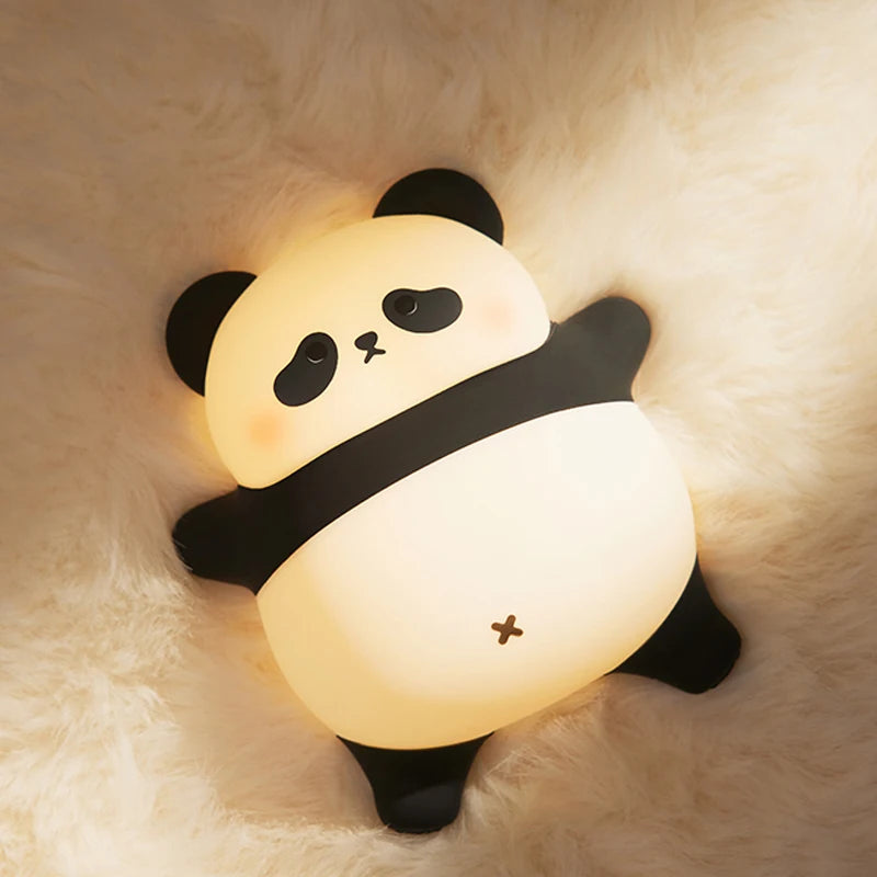 Panda LED Touch Night Light USB Rechargeable Table Lamp