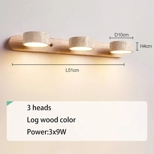 Yellow Cave Stone Wall Light – Japanese Retro Minimalist Style