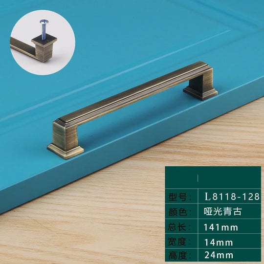Light Luxury Bronze Cabinet Handles – Modern Drawer Pulls