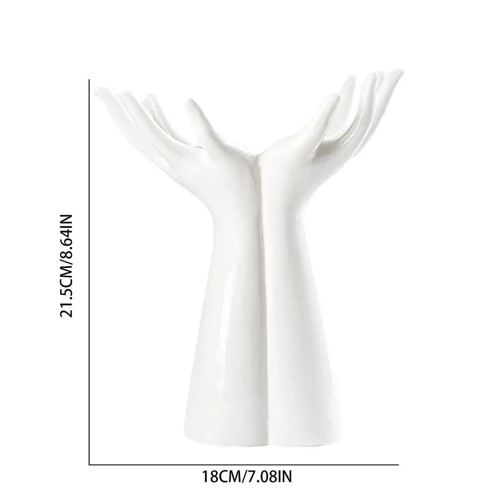 Hand Shaped Ceramic Vase Nordic Style