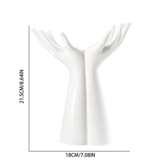 Hand Shaped Ceramic Vase Nordic Style