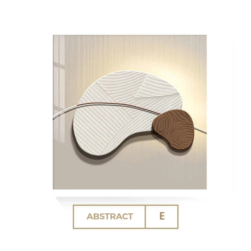 Nordic Stone Pebbles Square Abstract Canvas Wall Art Unframed