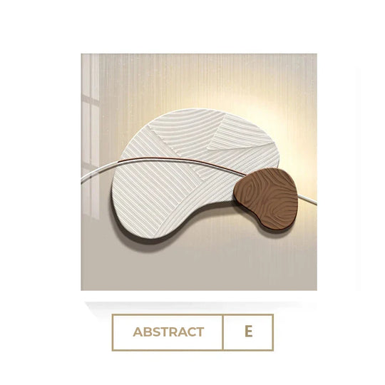 Nordic Stone Pebbles Square Abstract Canvas Wall Art Unframed