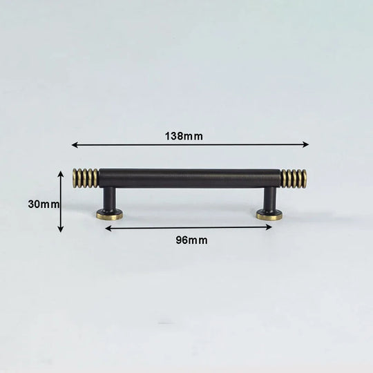 Brass Kitchen Cabinet Handles – Gold Textured Knobs and Pulls for Furniture