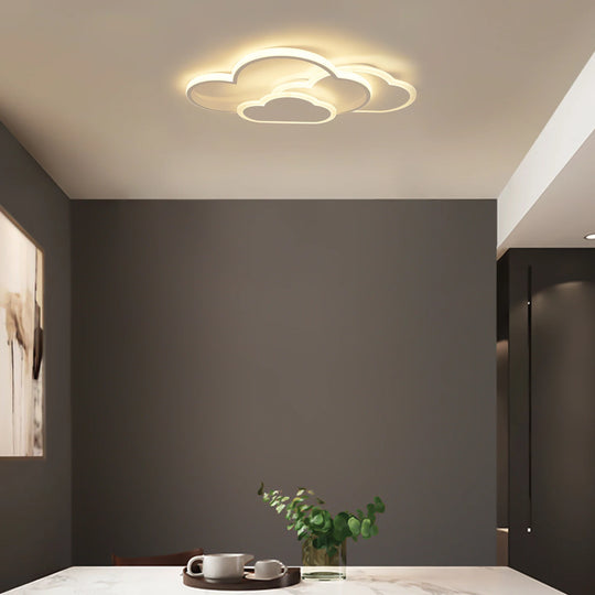 Cloud Shape LED Ceiling Light Modern Acrylic Lamp for Bedroom Kids