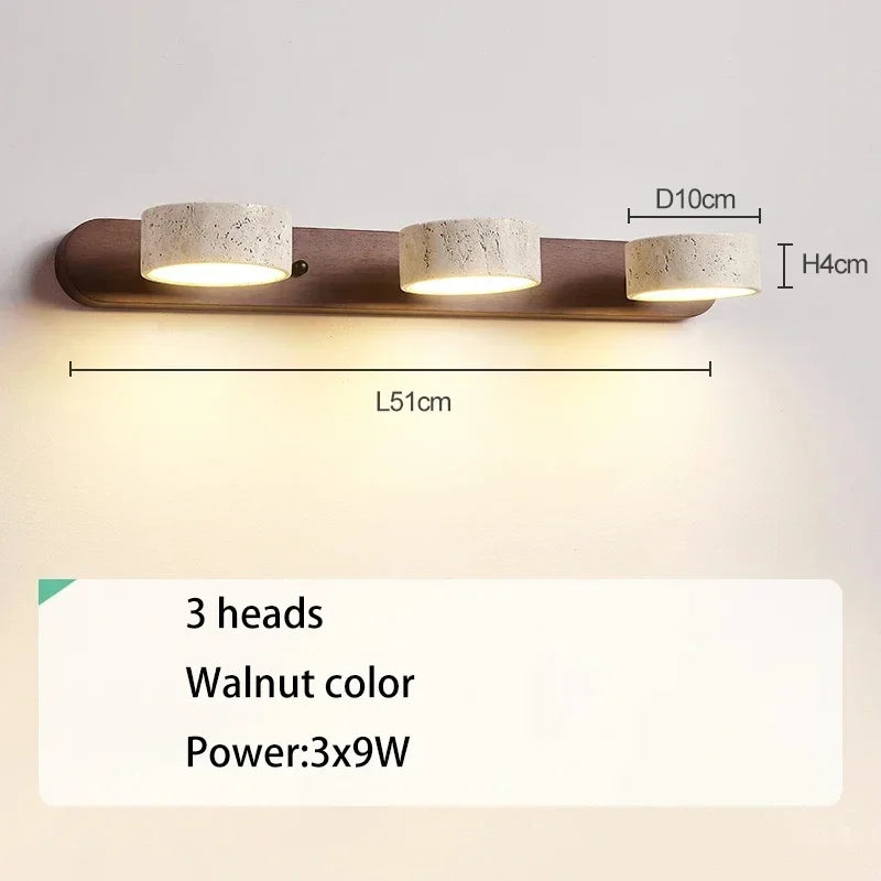 Yellow Cave Stone Wall Light – Japanese Retro Minimalist Style