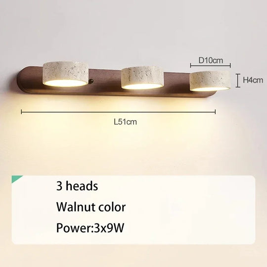 Yellow Cave Stone Wall Light – Japanese Retro Minimalist Style