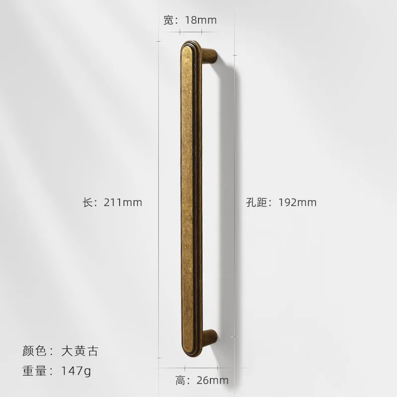 Antique Wardrobe Cabinet Handles – Retro Zinc Alloy Pulls and Knobs for Furniture