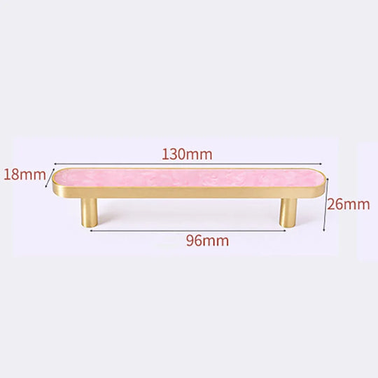 Brass and Acrylic Cabinet Handles – Colorful European Pulls for Wardrobes and Furniture
