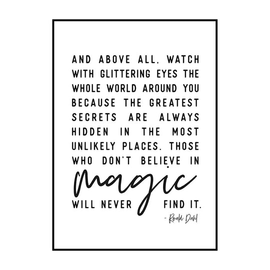 Black And White Motivational Quotes Canvas Wall Art