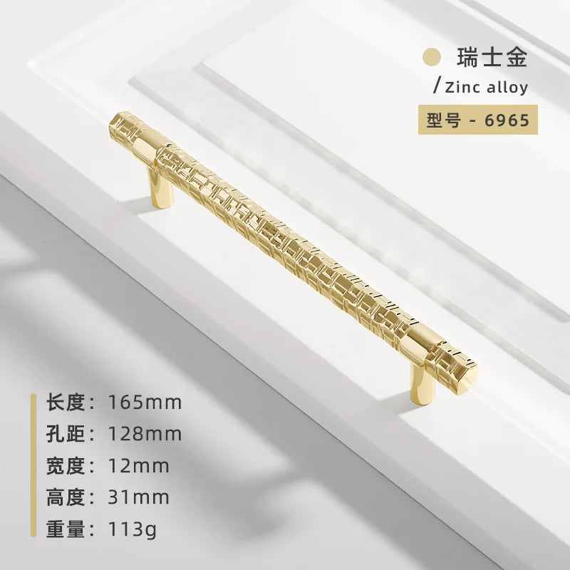Creative T-Bar Cabinet Handles – Modern Zinc Alloy Pulls for Furniture