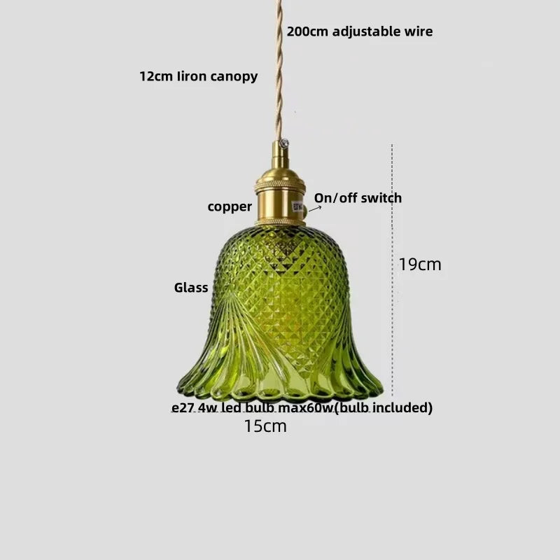 Lucien – Modern Clear Glass Pendant Light for Living Room, Restaurant, and Café