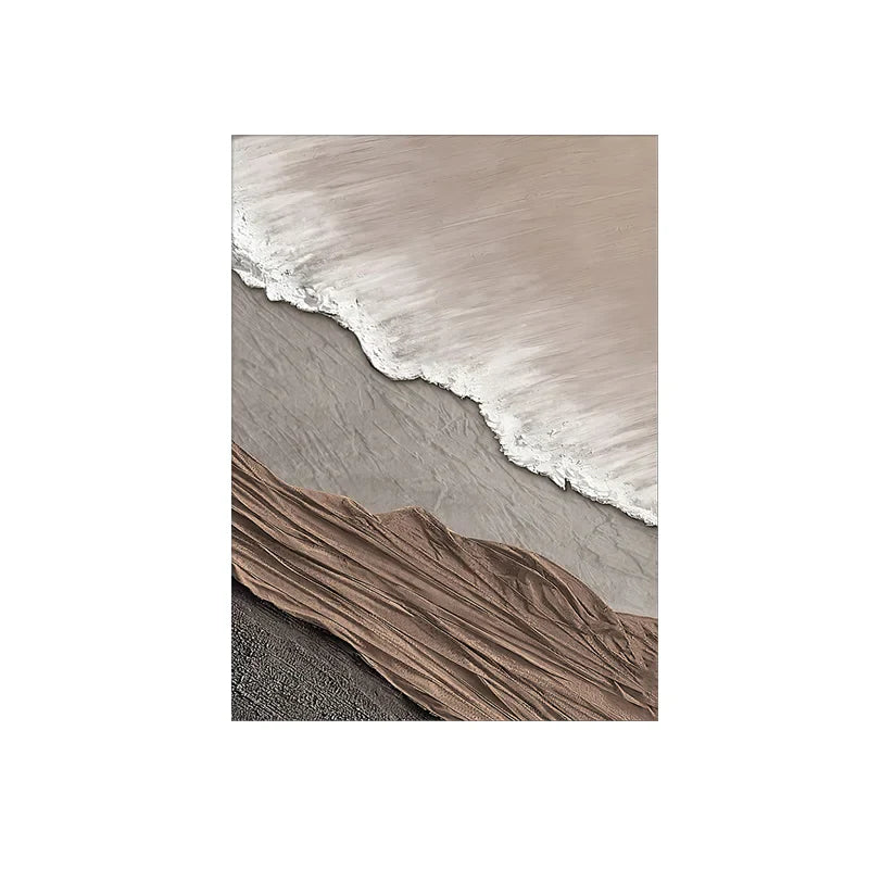 Abstract Flowing Textural Designs Canvas Wall Art
