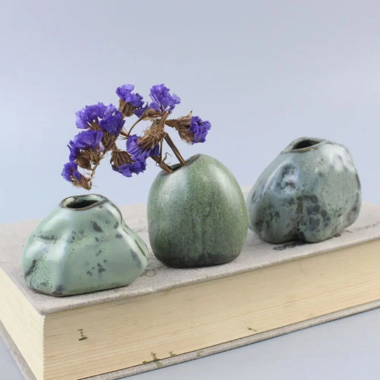 Multi Shape Ceramic Zen Mini Vase Decor