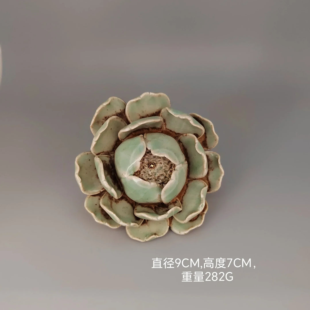 Handmade Ceramic Flower Knobs – Artistic Cabinet & Drawer Handles
