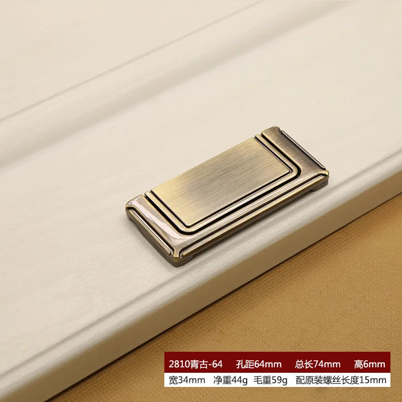 Retro Bronze Cabinet Handles – Antique Metal Drawer & Door Pulls