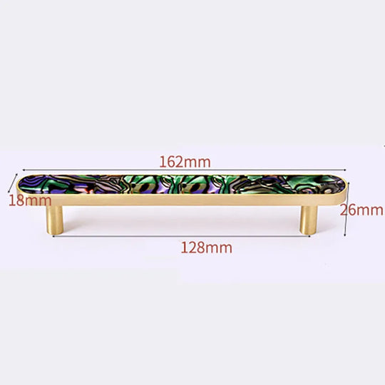 Brass and Acrylic Cabinet Handles – Colorful European Pulls for Wardrobes and Furniture