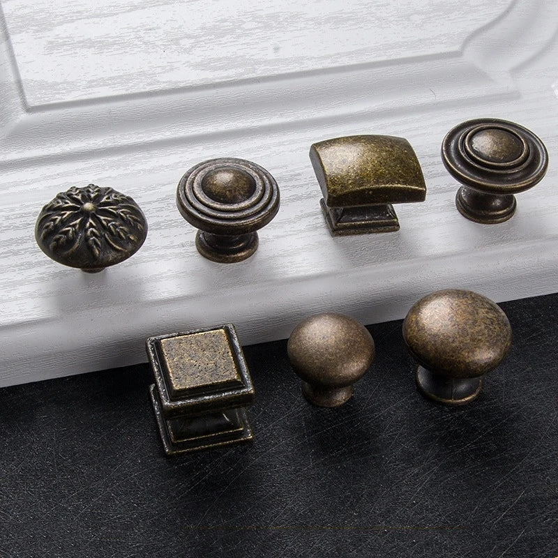 Antique Bronze Cabinet Handles – Retro Vintage Drawer Pulls