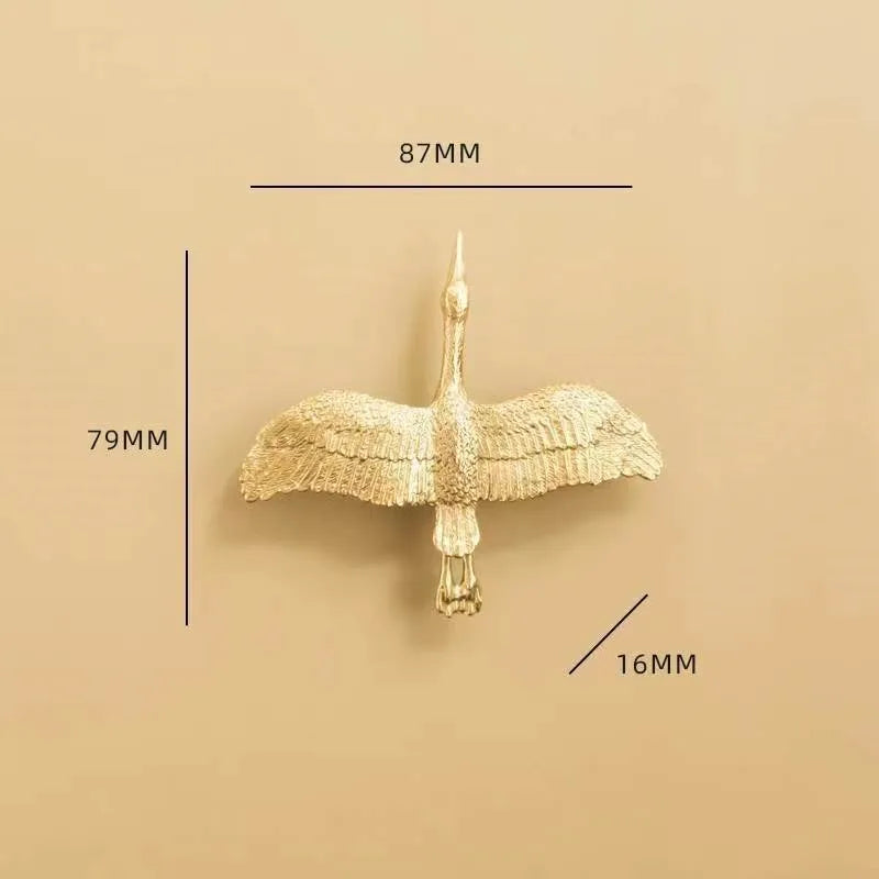 Wild Goose Brass Cabinet Handles – Nordic Copper Drawer Pulls