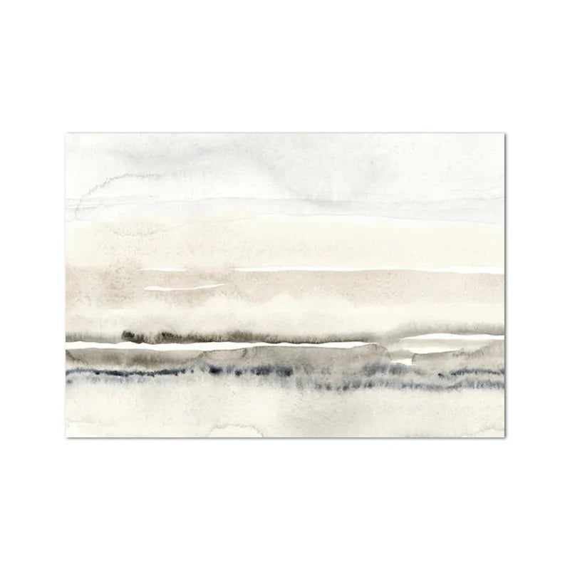 Minimalist Landscape Abstract Canvas Wall Art Print
