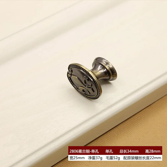 Retro Bronze Cabinet Handles – Antique Metal Drawer & Door Pulls