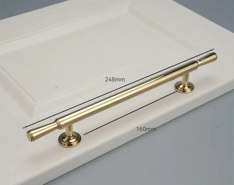 Chrome and Polished Gold Brass Furniture Handles – Modern Pulls and Knobs for Cabinets and Wardrobes