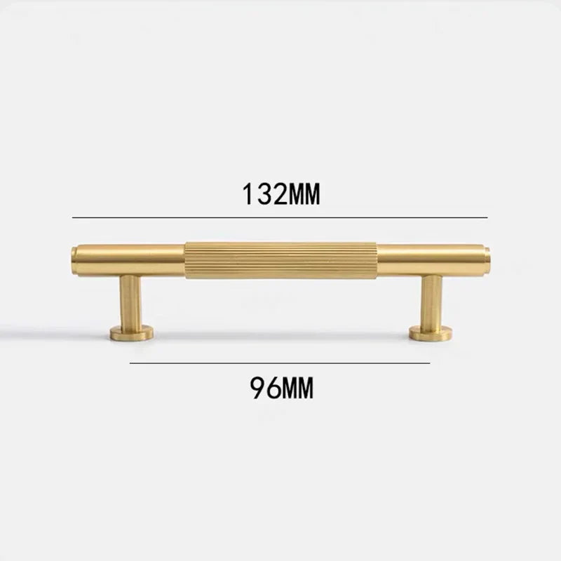 American Style Brass Cabinet Handles – Light Luxury Door Pulls for Furniture