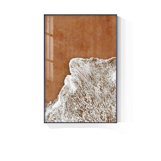 Abstract Coastal Beach Landscape Canvas Wall Art Unframed