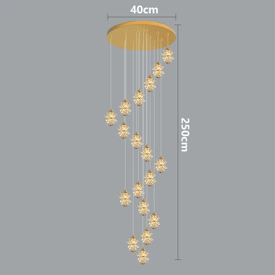 Nordic Crystal Minimalist LED Pendant Lamp – Luxurious Modern Hanging Light