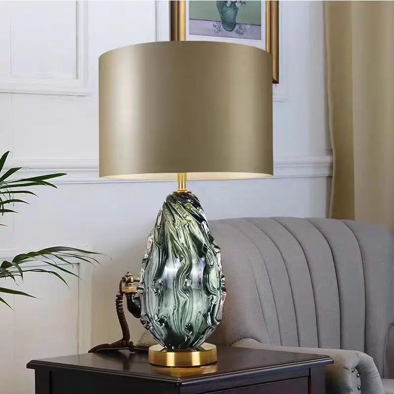 Designer Colored Glass Floor Lamp for Bedroom & Living Room