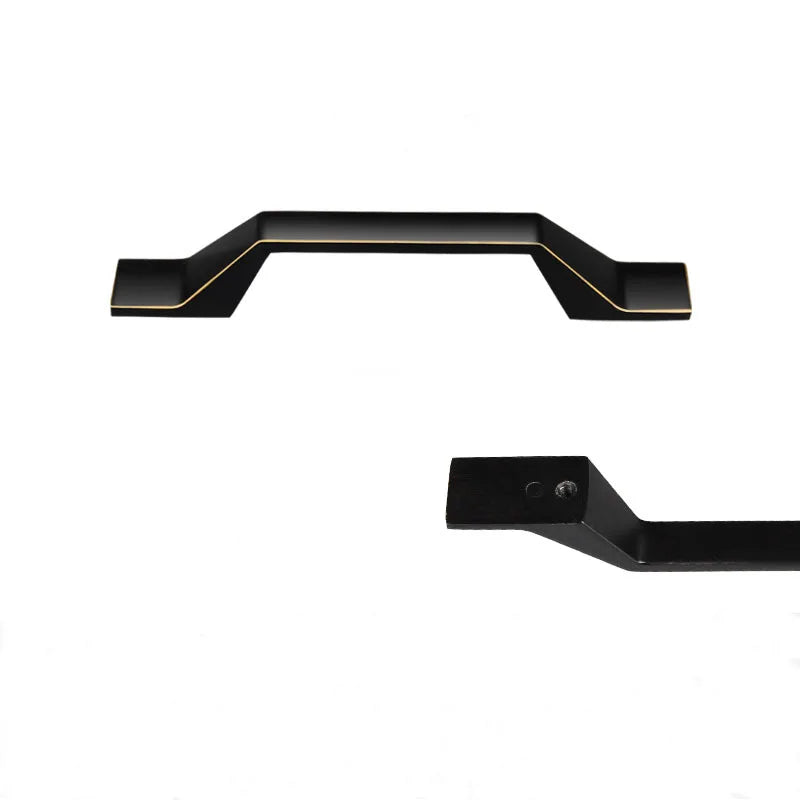 Zinc Alloy Solid Cabinet Door Handles – Modern Minimalist Pulls for Furniture