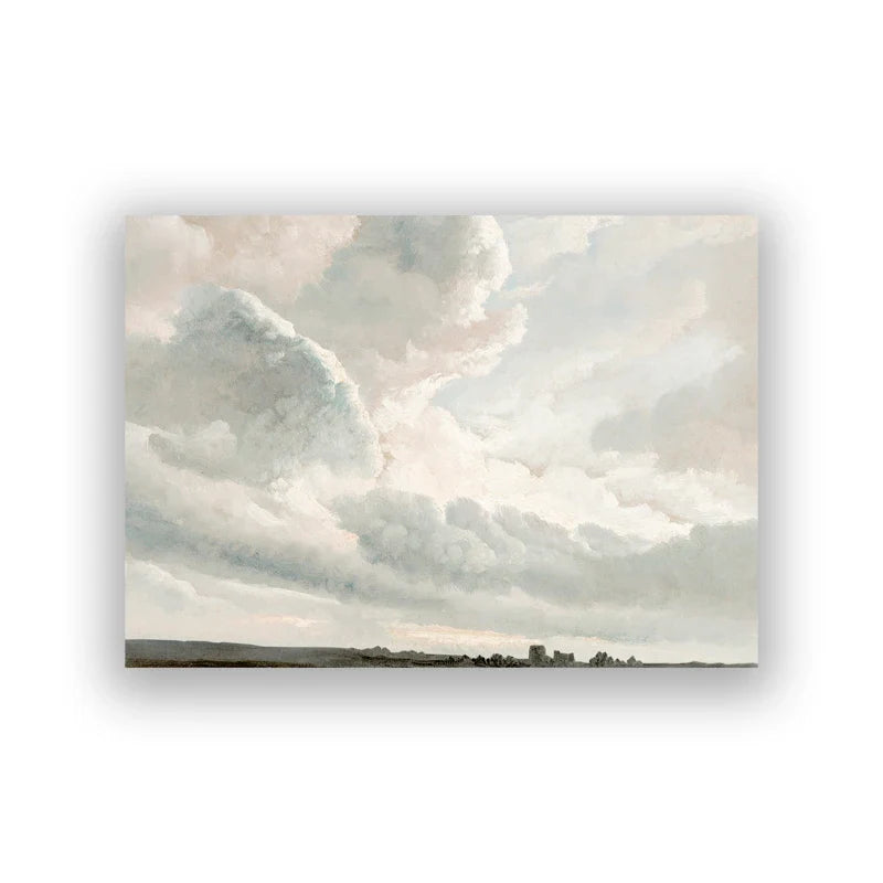 Classic Vintage Landscape Wall Art Canvas Print