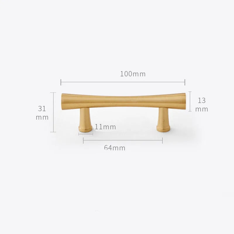 Gold Brass Dresser Handles – Modern Pulls and Knobs for Cabinets and Furniture