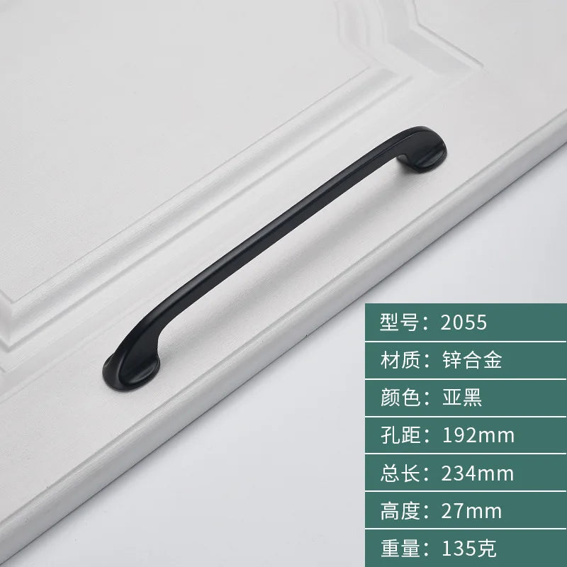 Minimalist Zinc Alloy Cabinet Handles – American Style Drawer Pulls