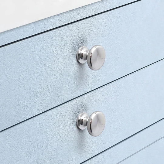Modern Zinc Alloy Drawer Knobs – Single-Hole Cabinet Handles
