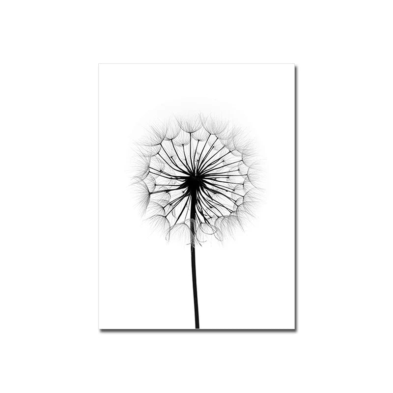 Love Family Home Quote Black White Canvas Wall Art