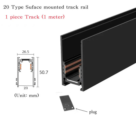 Smart Magnetic Track LED Light – Modern Dimmable Ceiling & Spot Lighting