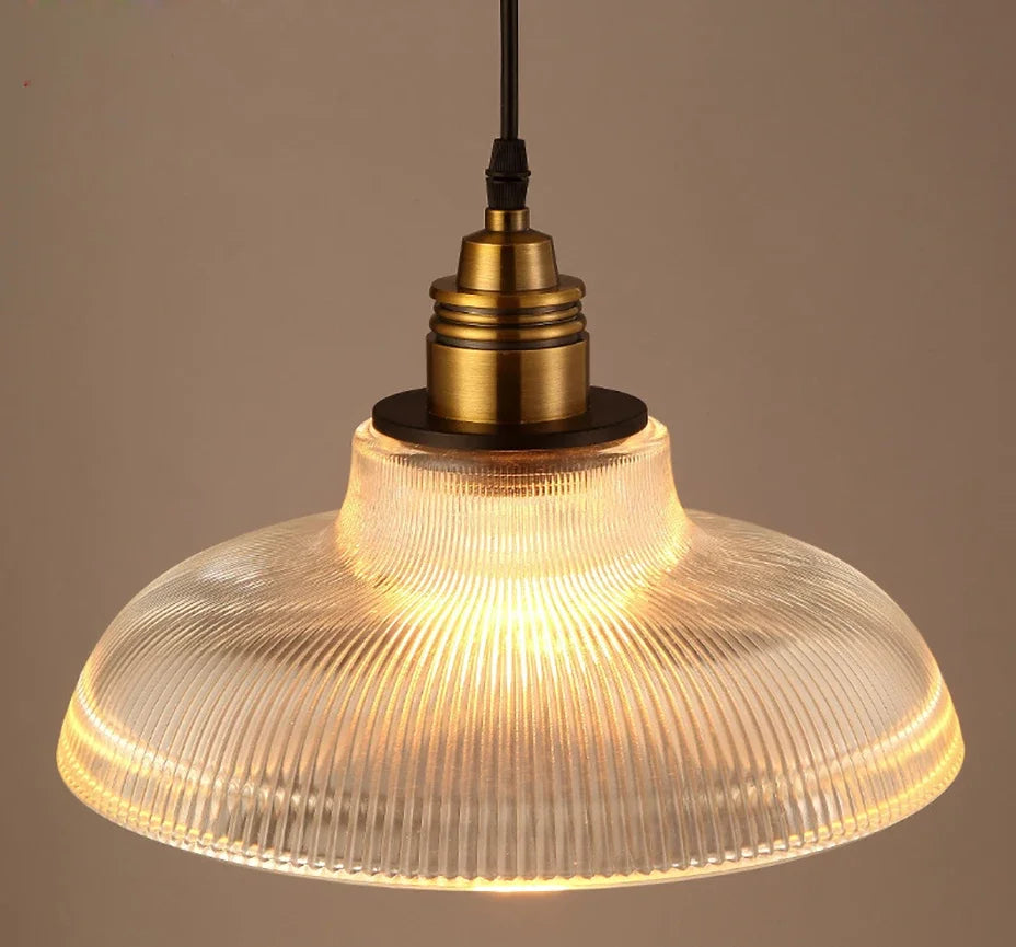 Elora – American Vintage Glass Pendant Light for Living Room, Dining, Bar, and Café