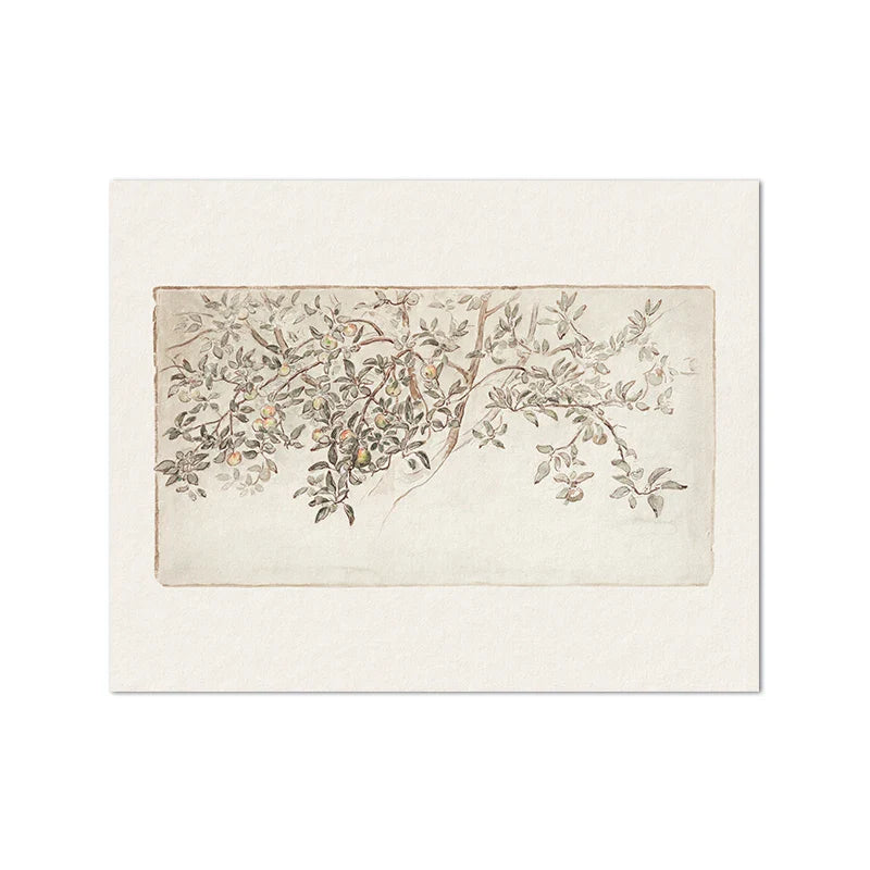 Classic Vintage Landscape Wall Art Canvas Print