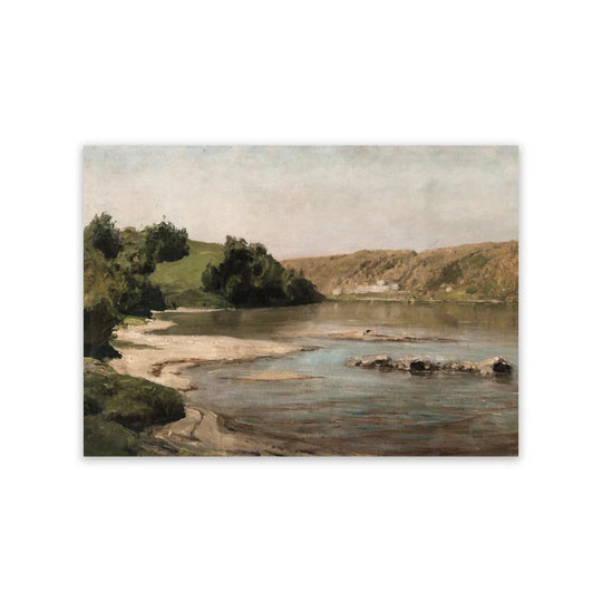 Classic Vintage Landscape Wall Art Canvas Print