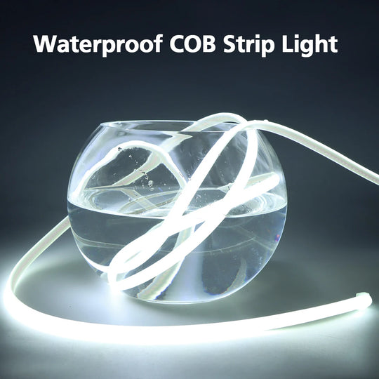 COB LED Strip Light 288LEDs/M Waterproof Silicone Tube Outdoor