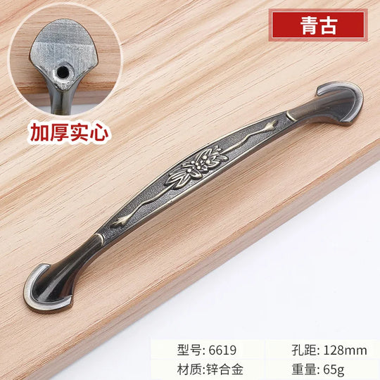 Antique Bronze Cabinet Handles – Vintage Zinc Alloy Drawer Pulls